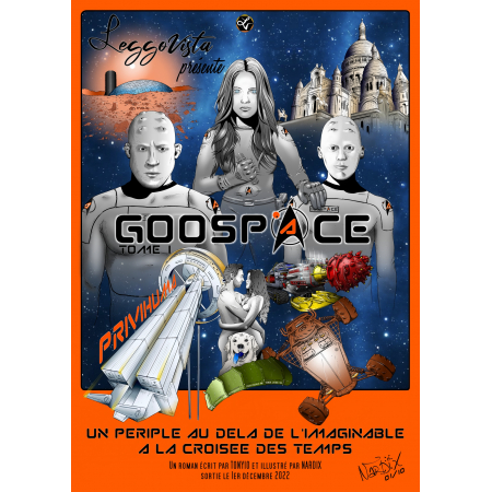 Poster A1 GooSpace PriViHuma 'cinéma' signée et numérotée